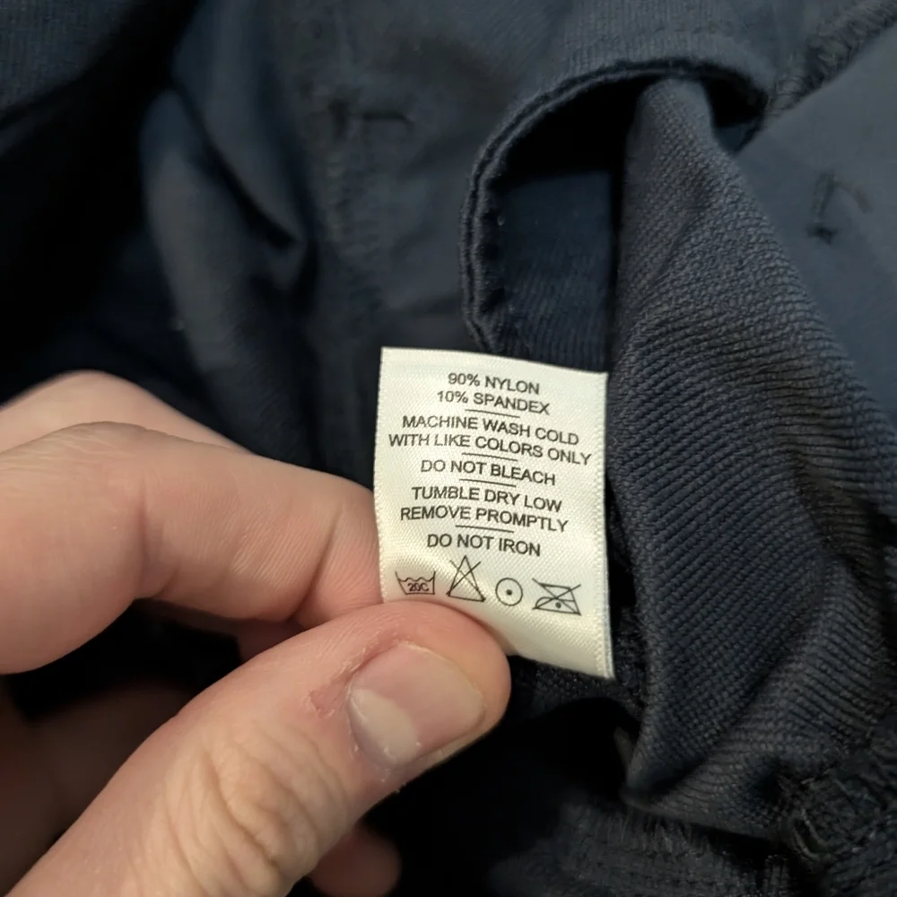 American Giant Mens 36x32 (37x31.5) Navy Pants